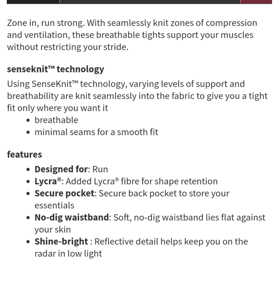 Lululemon Zoned In Tight size 4 - Picture 3 of 8